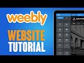 Weebly Free Website Tutorial 2022 (How To Create A Website)