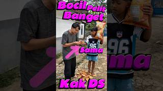 Bocil pelit banget sama kak DS #comedy #minivlog #anakdesa #snacks #sedih