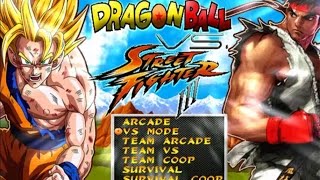 Dragon Ball Vs Street Fighter III Mugen - Seth vs Goku