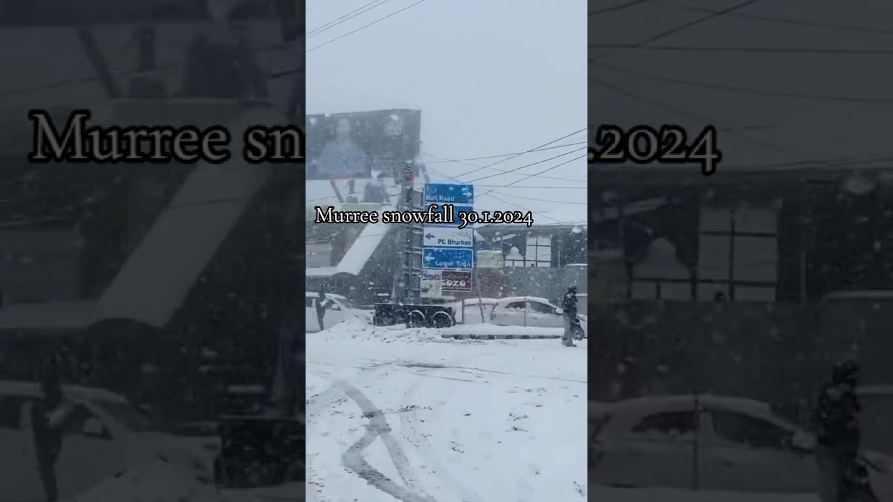 Capturing the Enchanting Snowfall in Murree A Winter Tale of Serenity and Tranquilit 