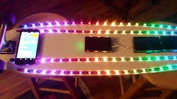 BLE ESP32 ARDUINO FASTLED LONGBOARD