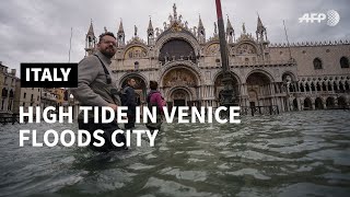 Floodwaters continue to cover Venice's San Marco Square | AFP