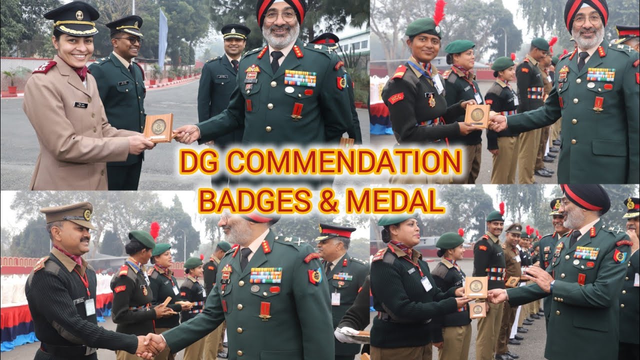 RDC 2024 DG Commendation Badges & Medal Ceremony during Republic Day Camp 2024