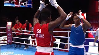 Round of 32 (81kg)  LA CRUZ Julio (CUB) vs HOUMRI MOHAMED (ALG) /AIBA World 2019