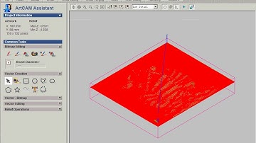 Design and Save G code by Artcam for CNC router