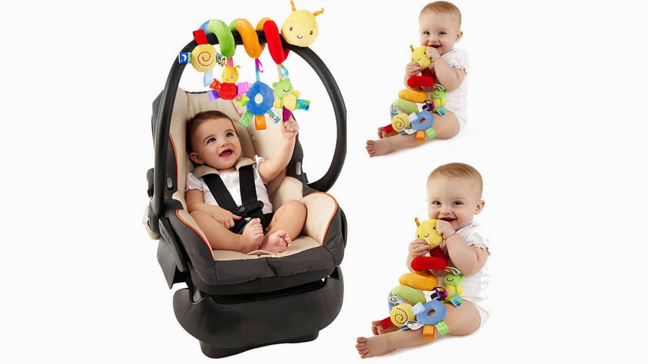Toys For Baby Stroller Cute Animal Activity Spiral Crib Stroller Car