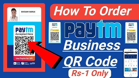 How To Order Paytm Business Photo QR Code |Paytm For Business QR Code Order Kaise Kare !