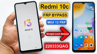 Redmi 10c Bypass Google Account | Bypass Frp Lock Xiaomi Redmi 10c | Frp Lock Xiaomi Redmi 10c |