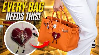 How to make a crystal bag charm \ DIY Charm