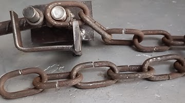 Hướng dẫn làm máy uốn dây xích thủ công siêu đơn giản từ đai ốc