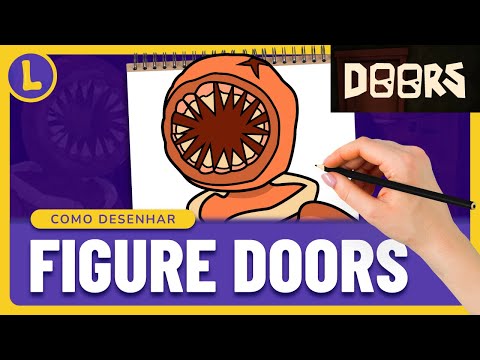 Como DESENHAR o SEEK do DOORS (ROBLOX), Cómo DIBUJAR a SEEK DOORS