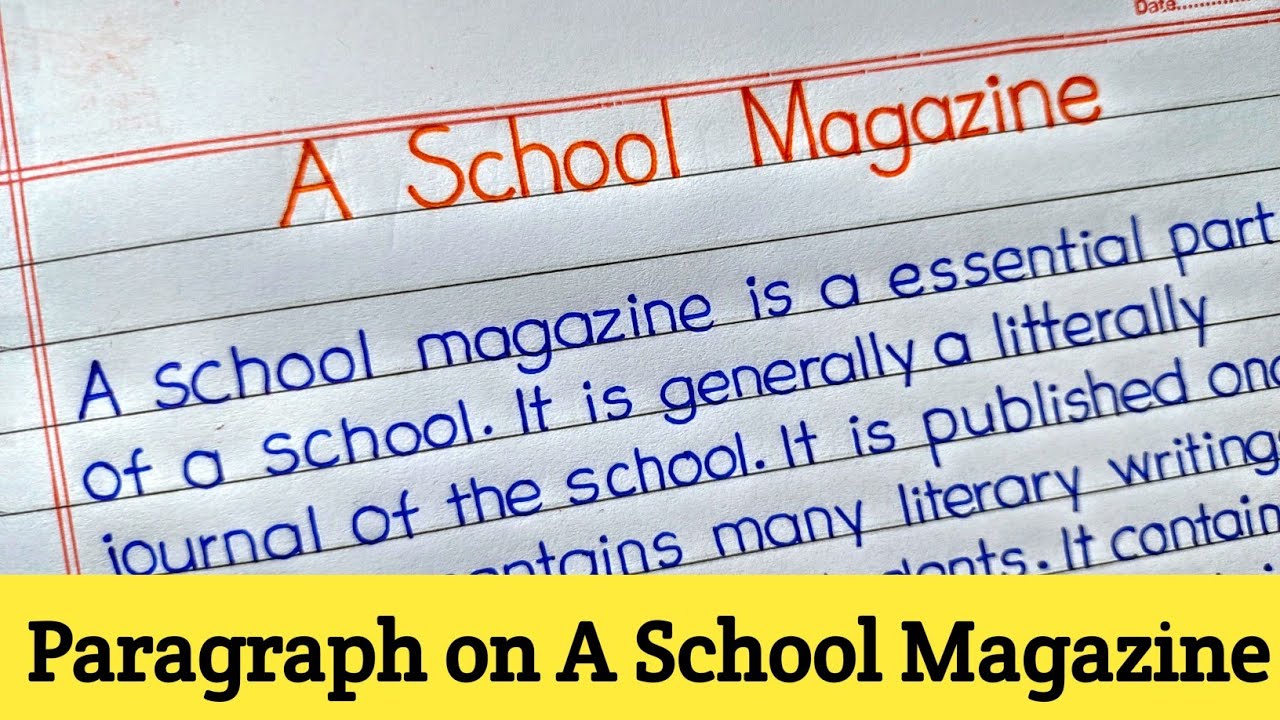 short essay on magazine