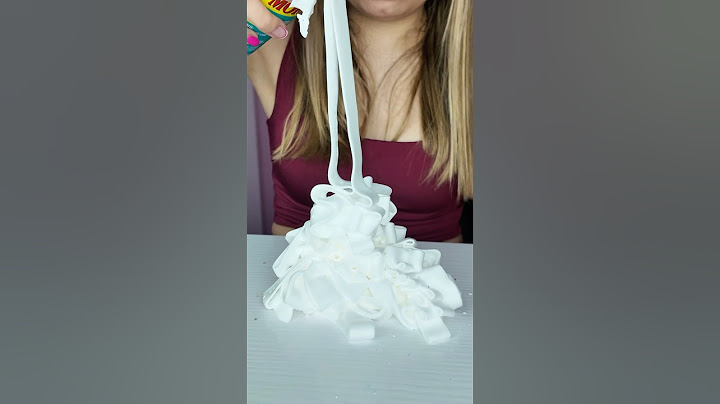 Fiz a maior fluffy slime para uma seguidora #slime