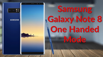 Samsung Galaxy Note 8 One Handed Mode - YouTube Tech Guy