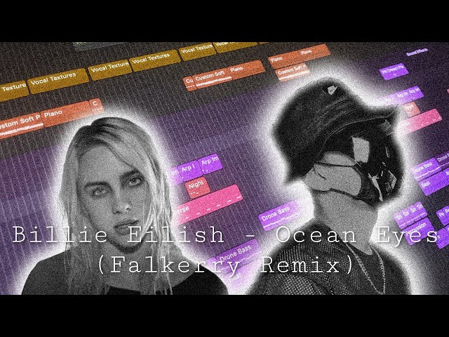 Billie Eilish  - Ocean Eyes (Falkerry Remix) [DownTempo] class=