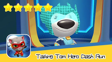 Talking Tom Hero Dash Run Day145 Walkthrough Endless runner Save the world Recommend index five star