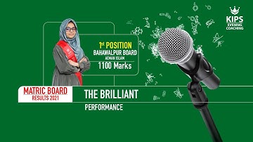 Aeman Islam | 1st Position in Matric Results 2021 | KIPS Preparations | Revision & Tests Session