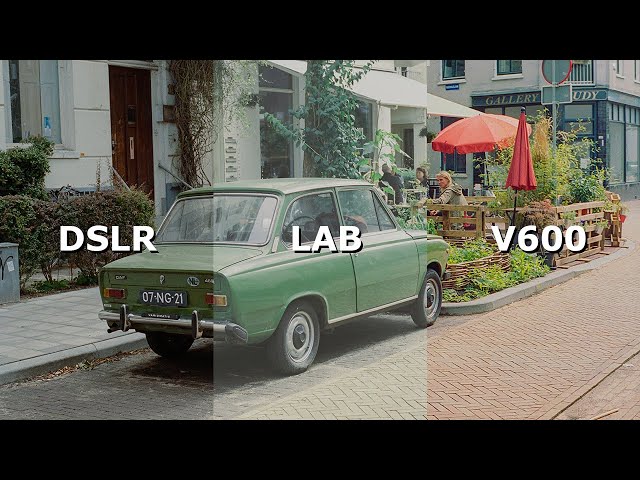 COMPARING FILM SCANS // Lab vs DSLR vs Flatbed class=