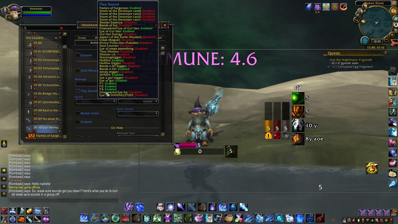How To Turn Off Sound For All Weak Aura s In A Group YouTube