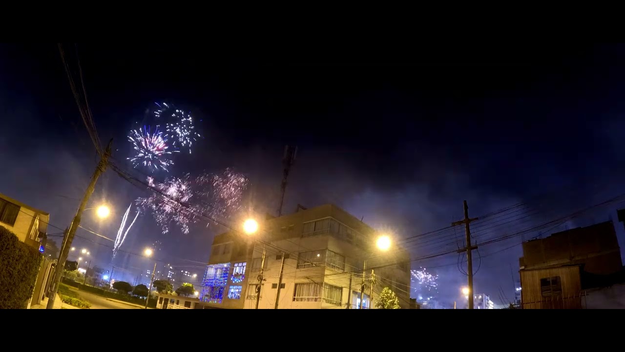 Fireworks Lima Año Nuevo