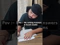 Me Writting B.com Answers ✍😜 | #shorts #ytshorts @CAbyVCGurukul