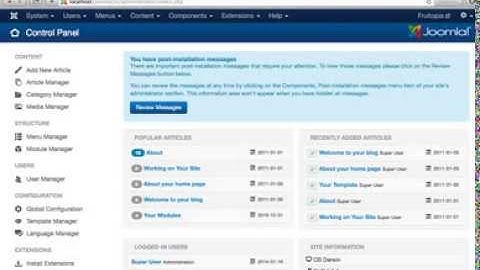 Joomla 3.2 How to login to Joomla Administrator Area