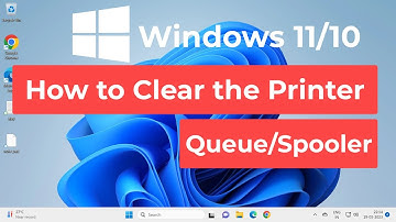 How to Clear the Printer Queue/Spooler in Windows 11/10