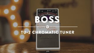 Boss Tu-2 Chromatic Tuner Reverb Demo Video