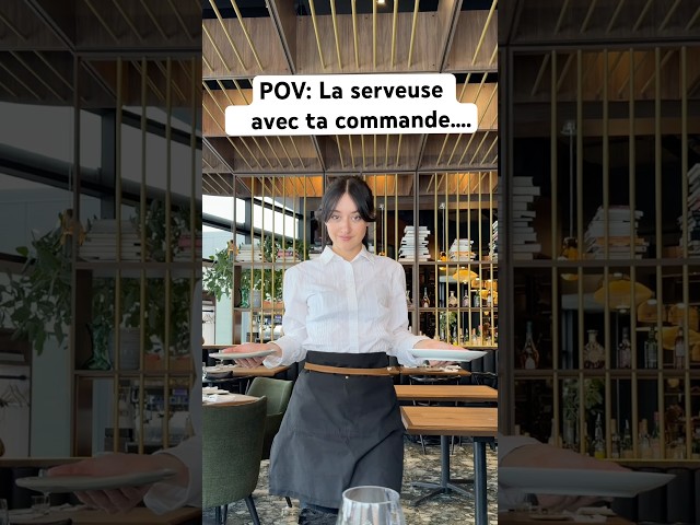 La serveuse te gaslight avec la nourriture… #humour #serveur #restaurants