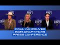 PWHL Vancouver 2025 PWHL Draft Picks | Press Conference | Michelle Karvinen Nina Jobst-Smith + GM