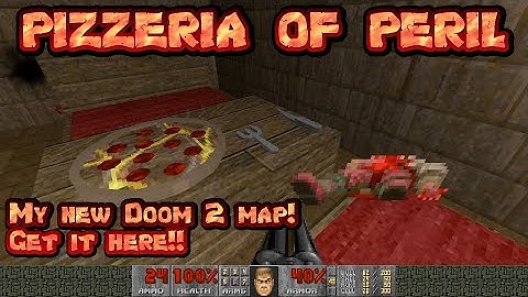 Pizzeria of Peril! New Doom 2 Clippy map - limit removing - get it here!