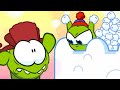 Snow Fight | 🐙 Om Nom Stories - Cut The Rope 🐙 | Preschool Learning | Moonbug Tiny TV