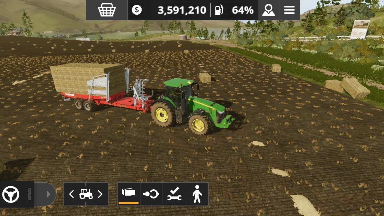 farming simulator 20 gameplay | Bale's Collecting challenge in fs 20 | 