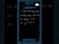 Solve Before Time Ends 3 : Solved ✅#shorts #math #mathematics #quiz #challenge #maths #numbers #find