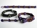 How to Make a Shamballa Style Paracord Bracelet/Two Sizes Version/Diamond Knot and Loop