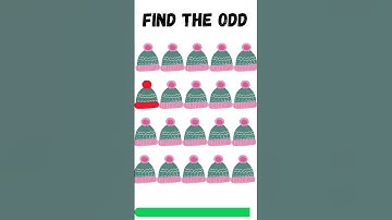 Can You Find the Odd Winter Hat? 🧢❄️ | Spot the Difference Challenge 🔍