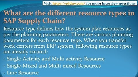 SAP SCM Interview Questions and Answers for freshers and experienced– Part 5