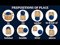 Common Prepositions of Place