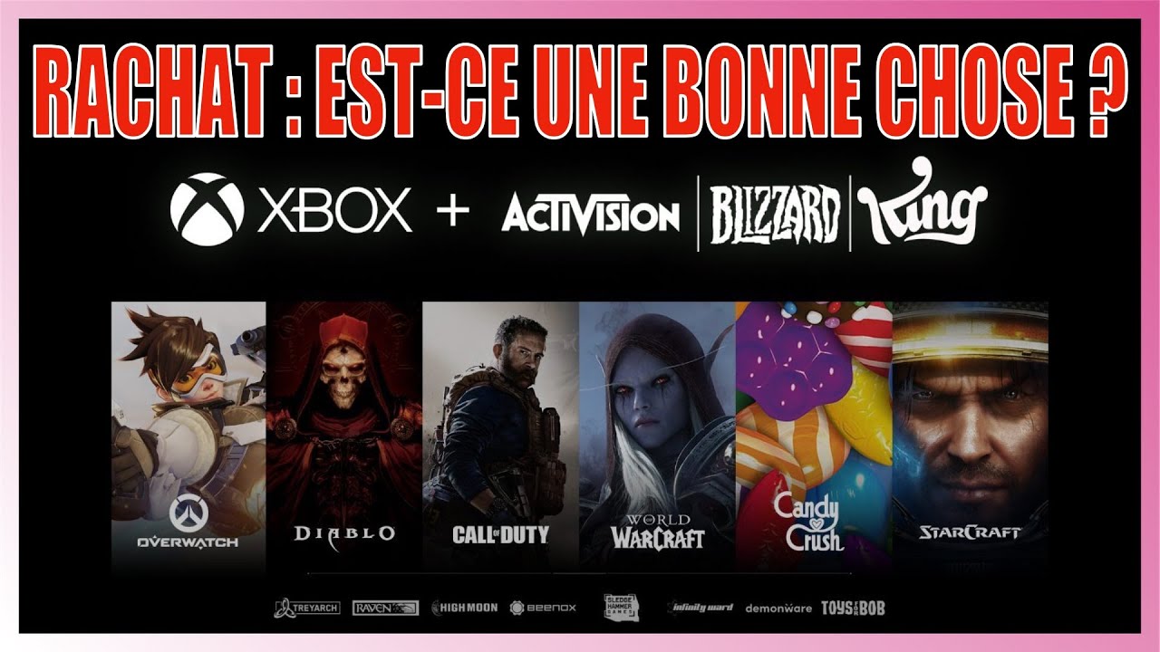 💰 RACHAT d'ACTIVISION par XBOX : est-ce une BONNE CHOSE pour le JV ? 🧐 ...