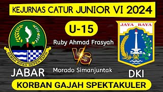 VI JUNIOR CHESS NATIONAL CHAMPIONSHIP 2024 | Spectacular Bishop Sacrifice | Ruby Ahmad Frasyah vs...