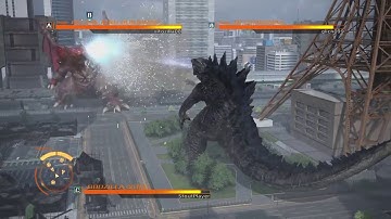 GODZILLA PS4 : Godzilla 2014 vs Destroyah vs Mecha King Ghidorah