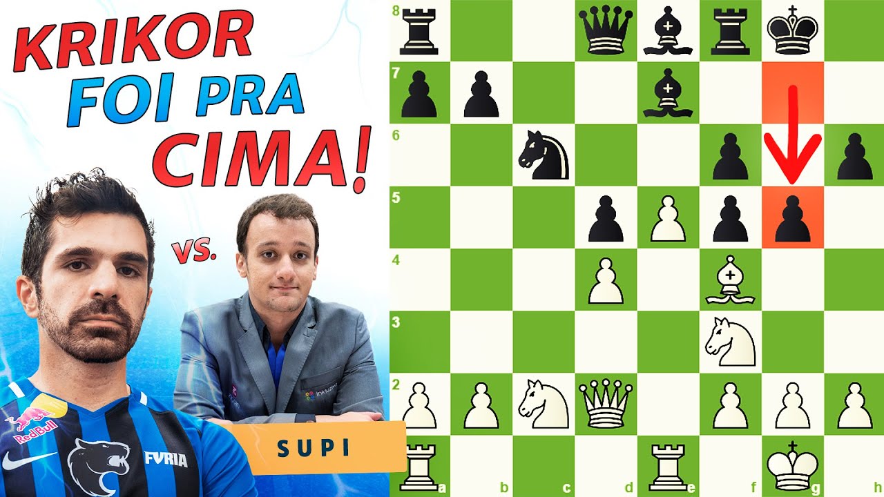 Copa chessflix - GM Krikor vs GM Supi GM Yago e GM Martínez 
