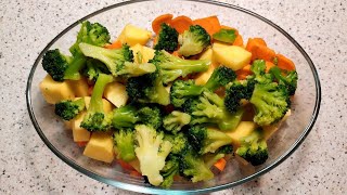 Potatoes with vegetables in the oven! Simple, fast and very tasty! /Helthy recipes