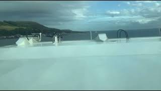 Stena superfast 7 arriving in carinryan