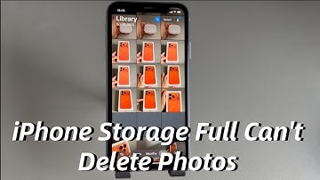 My iPhone Storage Full And Won