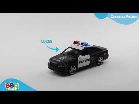 Carro de Polícia R3038 - BBR Toys - nivalmix