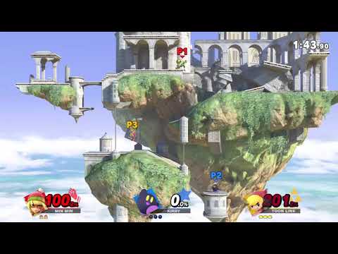 Ectro, Min Min (Vs. Kirby, Young Link), Online Arena, 07/03/2020