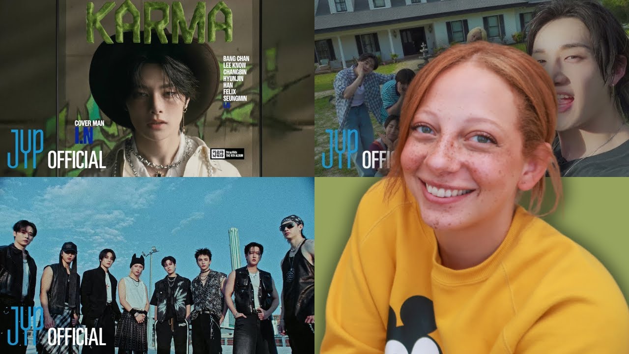 Реакции на клип Stray Kids Karma | Bleep, Creed и 0801 (уличная версия)