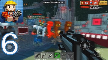 Pixel Gun 3D - Gameplay Walkthrough Part 6 - Arena: Waves 1- 9 (iOS, Android)