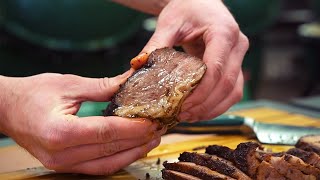 &quot;Brisket Style&quot; Tri-Tip Roasted on the Big Green Egg